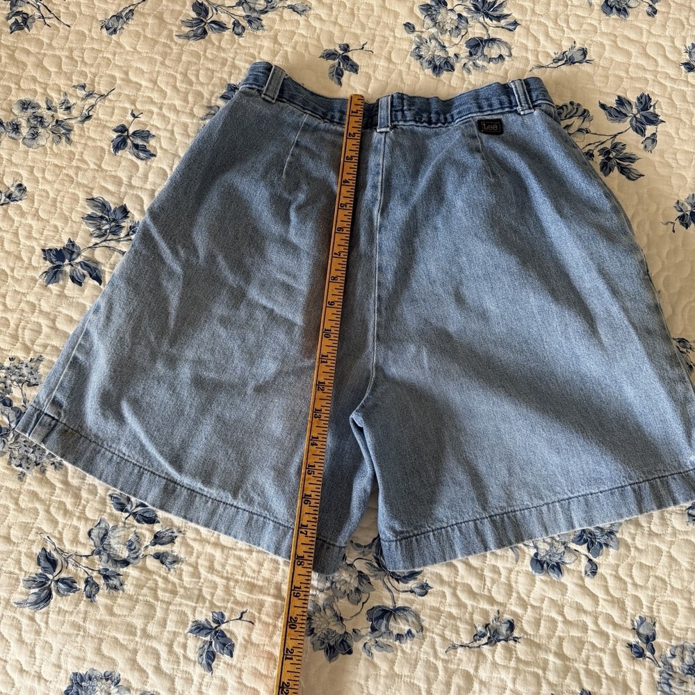 Lee Vintage Chino Jean Shorts Denim Jean Women's 24W 90s Classic Sz 8p - Picture 7 of 7